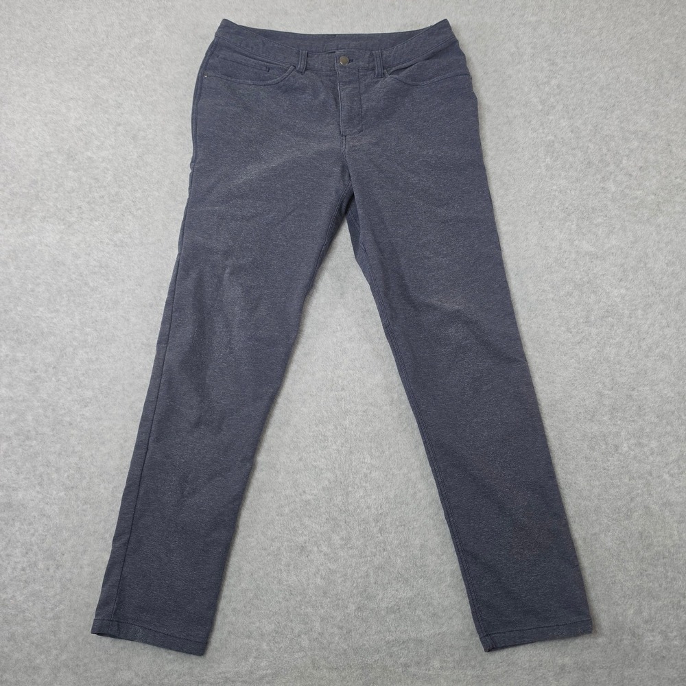 Lululemon ABC Pants Mens 32 Heathered Charcoal Gray Slim Straight Activewear